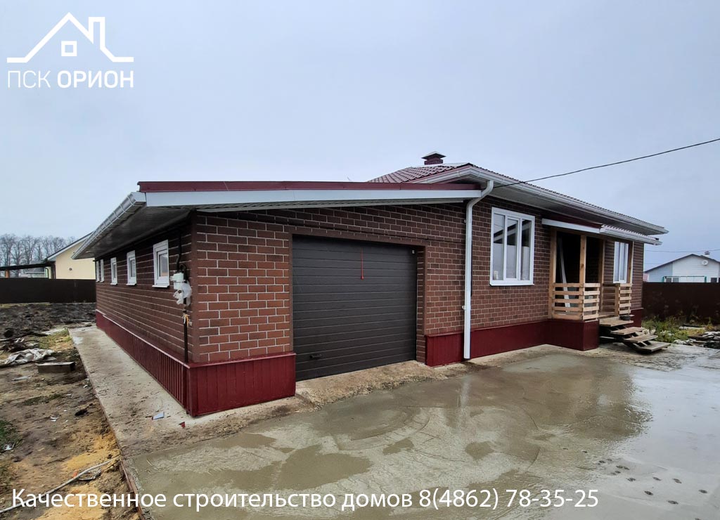 Мы завершили строительство жилого дома 118 м² в Орловском районе.