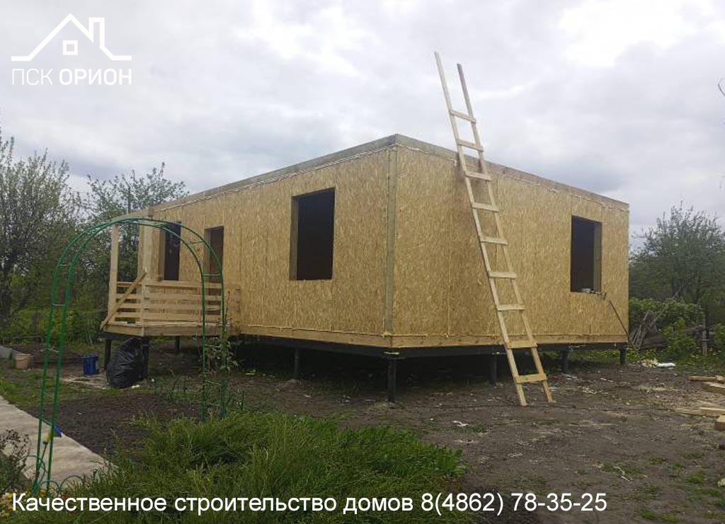 Ведём строительство жилого дома 75 м² из СИП-панелей в Орловском районе.