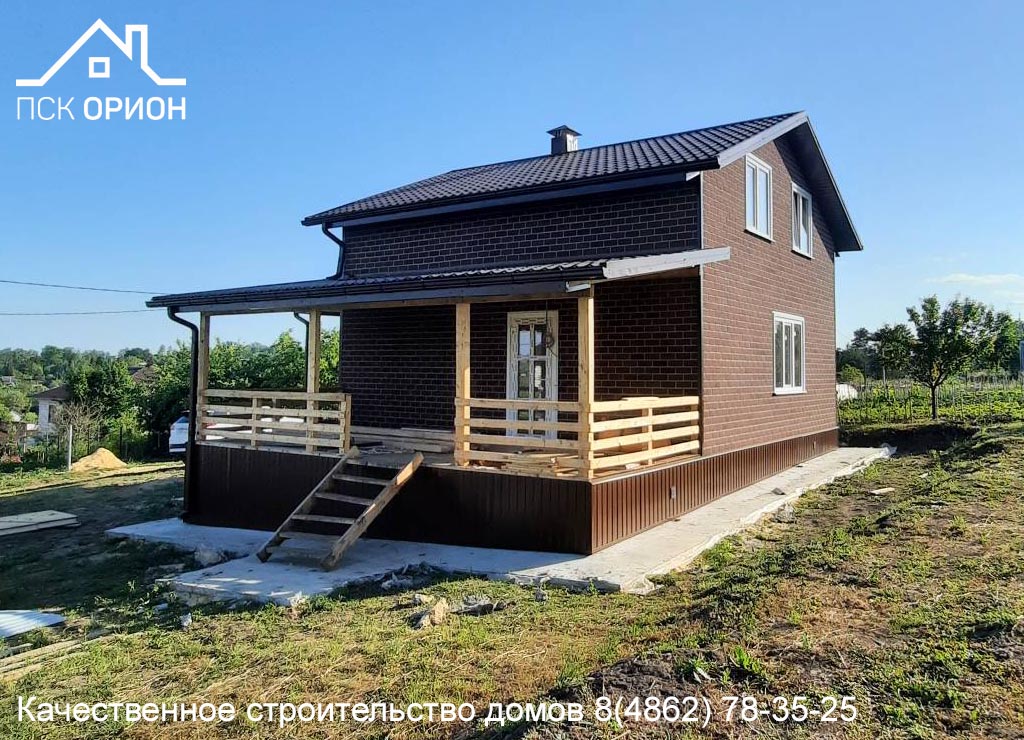 Мы ведём строительство жилого дома 125 м² в Орловском районе.
