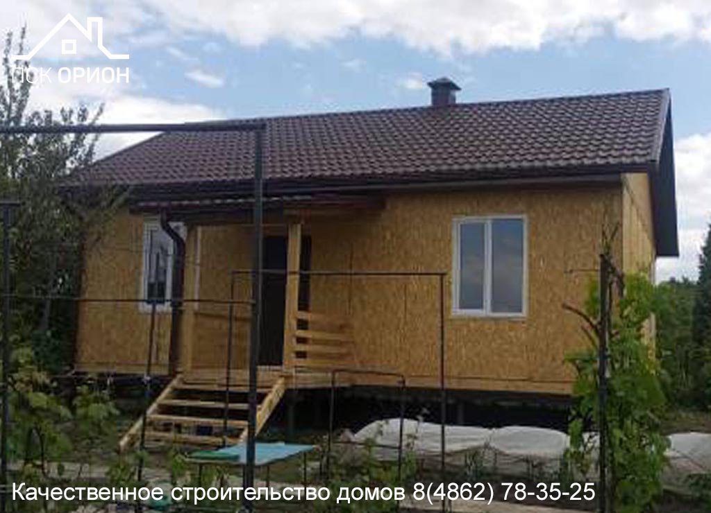 Мы завершили строительство жилого дома 75 м² из СИП-панелей в Орловском районе.