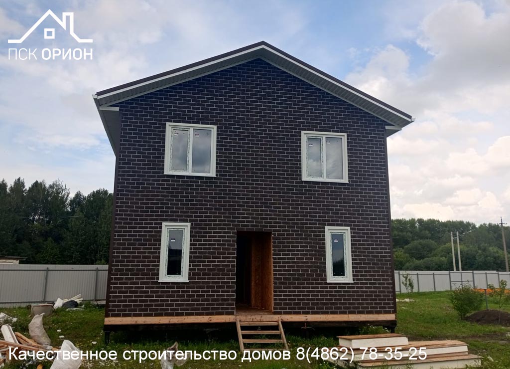 Мы ведём строительство жилого дома 112 м² в Орловском районе.