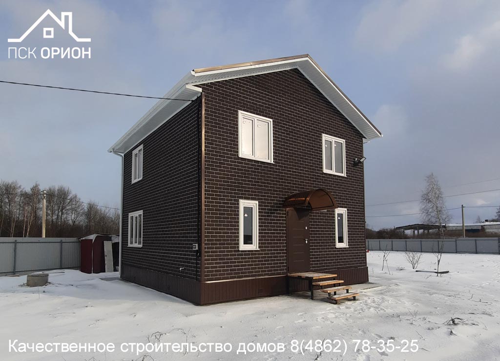 Мы завершили строительство жилого дома 112 м² в Орловском районе.